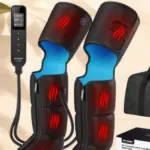 Powered leg wrap for too-tired-to-move evenings